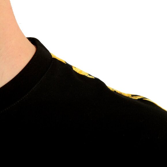 Versace Men's Barocco Pride Print Multi-Color Short Sleeve T-Shirt US 4XL IT 60 - Picture 4 of 6